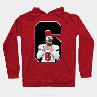 Baker mayfield jersey hoodie sales
